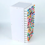 New PVC Art Marker Rack 72/120/180/240 Grids Large Capacity Marker Pen Holder Multi Slots Mark Pen Storage Box Art Tools