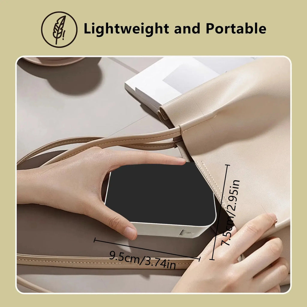Marklife P15 Mini Portable Label Printer Smart Pocket Printer Thermal Adhesive Sticker Labeling Machine ot 3PK Label Paper NoInk