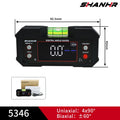 SHANHR Magnetic Digital Angle Gauge Level Finder Protractor Bevel Inclinometer,Bubble Dual Axis Inclinometer with Magnetic Base