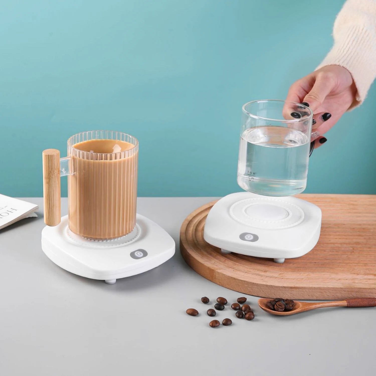 OANKR Maglev Coffee Stirring Creactive Technology Magnetic Mixer, Coffee, Drinks,Electric Stirring Tool,Kitchen Bar Accessories