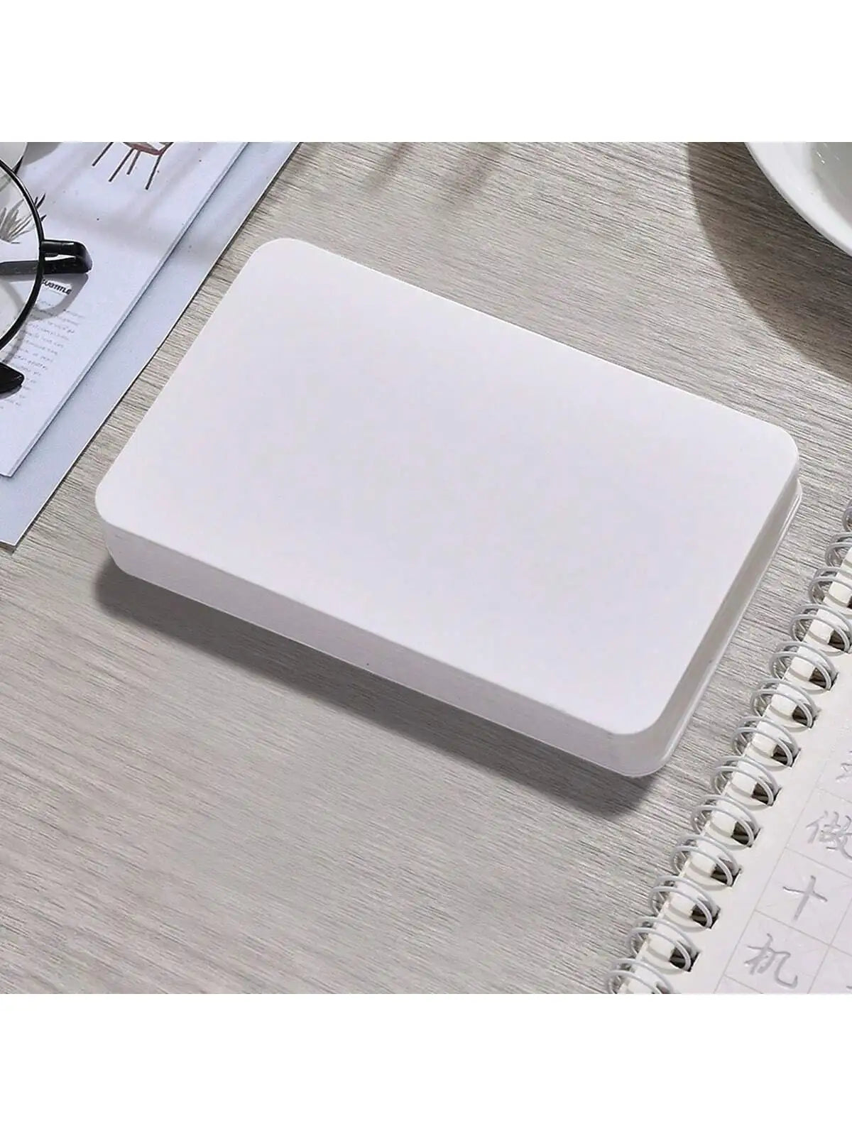 50/100PCS Blank Flash Cards DIY Blank White Cardstock Postcards for Graffiti Bookmarks Message Word Note Index Cards