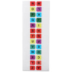 Transparent A-Z Sticky Tabs Alphabet Self-Adhesive Index Tabs 208PCS Multicolor Book Tabs Dictionary