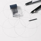 1 Set Mine Compas Pointer Sharpener Pencil Lead Stationery Compass Core With 2mm Manual Office Portable Storage