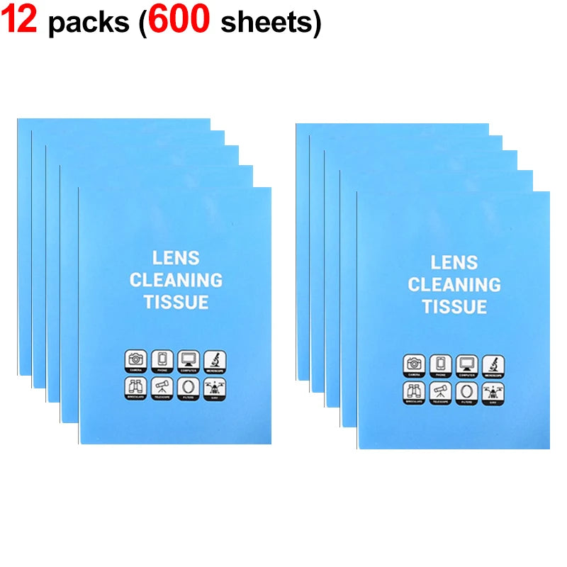 Lens Cleaning Tissue Paper Lens Cleaner Papers Tissue for Microscope Camera Len Glasses Computer Screens Electronic Screens