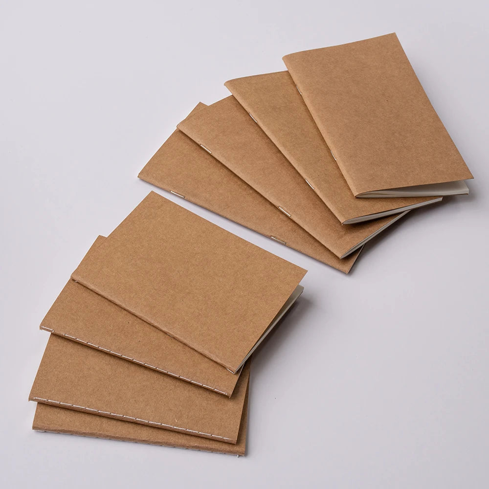 3-Piece A5/Standard Size Refill Inserts For Traveler'S Notebook - Portable Passport Style, 32 Sheets (64 Pages) Each