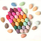 4/7/18 Piece Makeup Sponge Set Suitable for Liquid BB Cream Powder Application Makeup Egg Dry Wet Dual-Use Powder Puff Girl