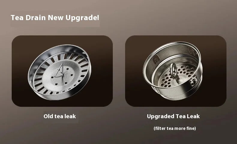 Gianxi Pure Titanium Insulated Cup Men'S And Women'S High-End Water Cup Portable Tea Cup Tea Water Separation Titanium Cup