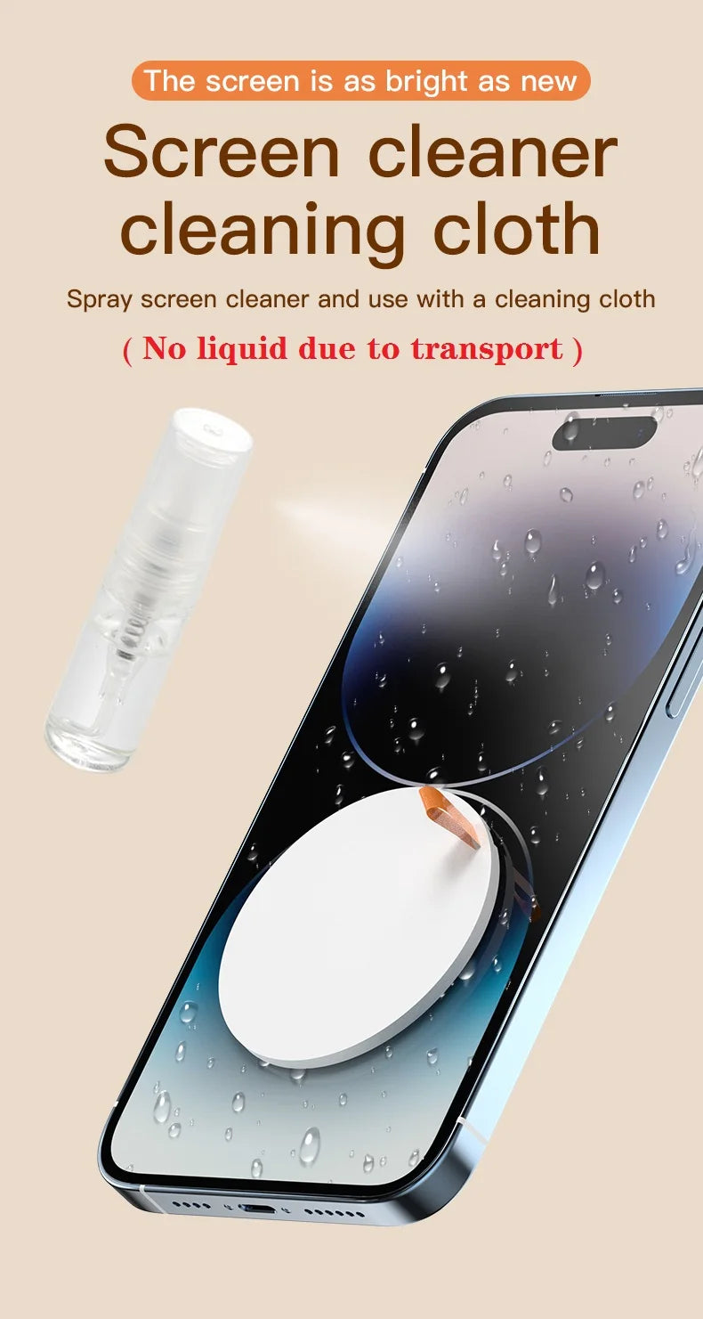 21-in-1 Cleaner Kit Earphones Cleaning Pen Screen Cleaning Tools Computer Keyboard Brush Keycap Puller Multifunctional Brush Kit
