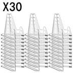 1-30Pcs Clear Acrylic Coin Display Stand Holders Small Easel Rack Trading Card Holder Support For Kpop Idol Card Organizer