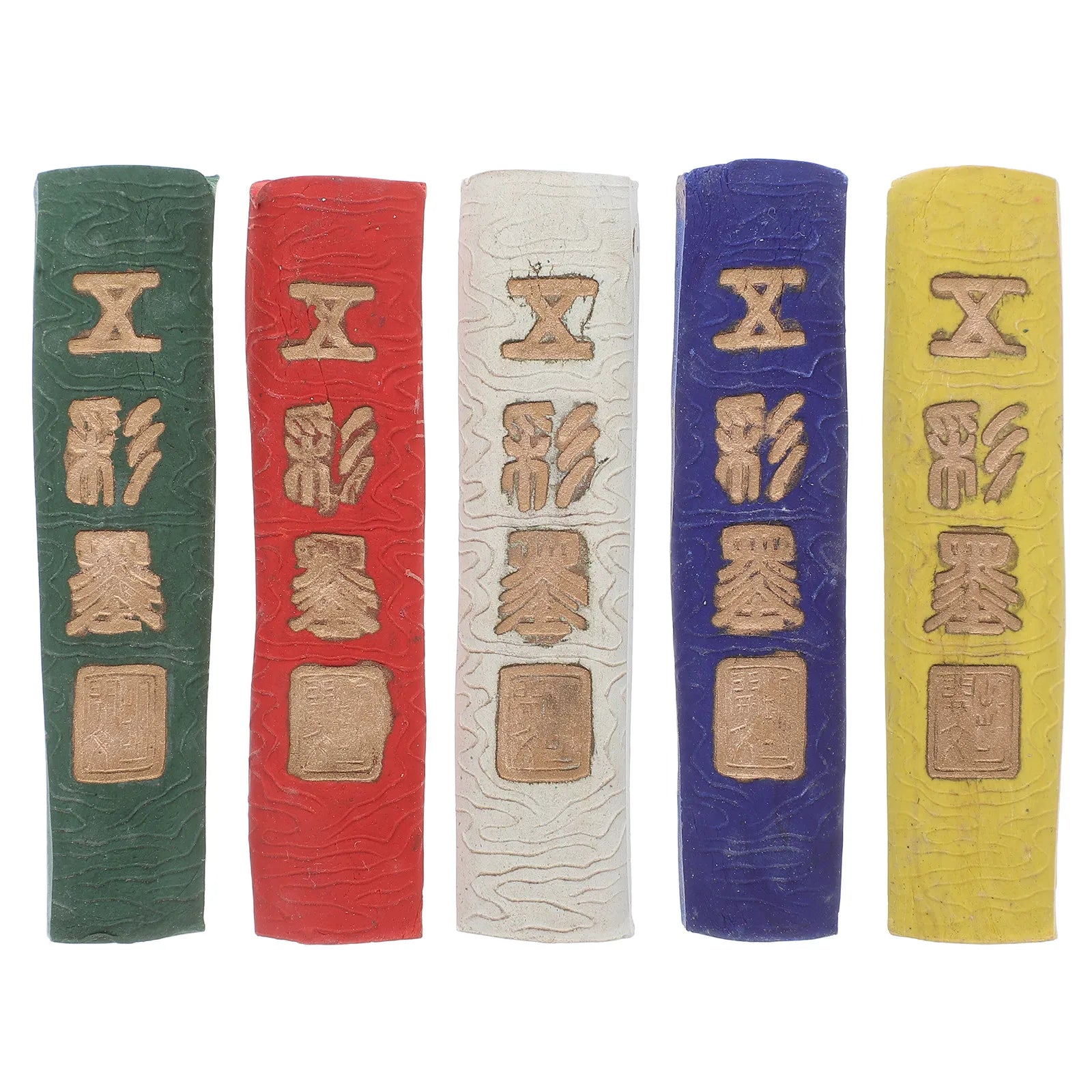 5Pcs Traditional Chinese Calligraphy Ink Sticks Pine Soot for Painting Writing Practice Sumi Calligraphy Block Chinese Style Art