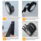 50M/Roll Nylon Reinforced Tape 5/10/20/40mm Width Black Single-sided Self-adhesive Tape For Shoe Handbag Oxford Cloth Tape