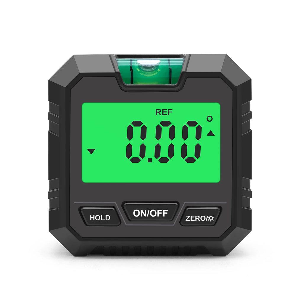 LCD Digital Angle Gauge Magnetic Protractor Inclinometer Mini Level Meter 360 Degree Angle Finder Goniometer for Decoration
