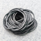 400 Pcs Black Rubber Bands Stretchable Band Sturdy Rubber 40mm Strong Elastic Band Office Stationery Packing Supplies