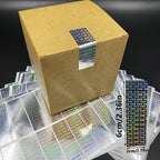 112pcs/240pcs Holographic Labels Tamper Evident Sealing Void Security Stickers for Gift Box Shipping Box Commercial Package