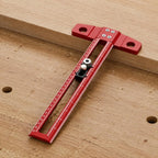 T-Square Ruler Aluminum Alloy Carpenter T Ruler Woodworking Marking Gauge Clamp Lock Design Hand Tool for Carpenters