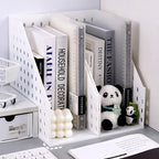 File Storage Box Vertical File Rack Book Storage Rack File Frame Desktop Information Rack File Rack