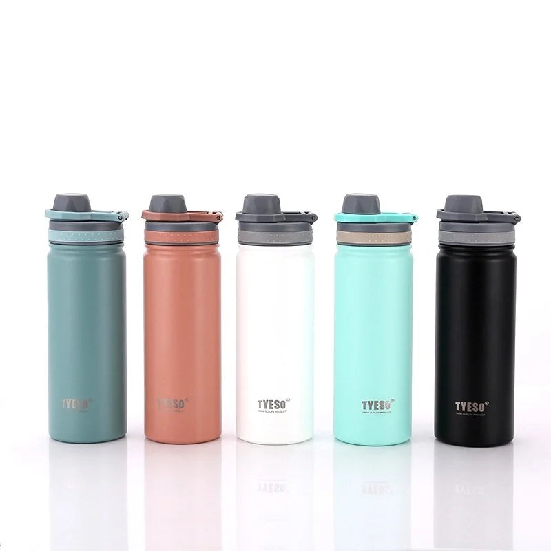 Tyeso 750ML Stainless Steel Thermos Bottle Vacuum Flask Travel Cup Insulated Water Bottle Sport Thermal Cup Mug Hot Cold Mug