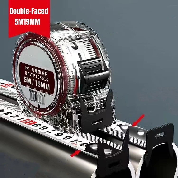 High Precision Stainless Steel Tape Measure Double-Sided 3/5/7.5m for Household Woodworking High Accuracy Measuring Tool