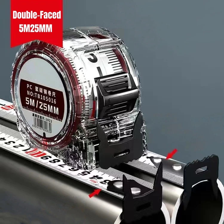 High Precision Stainless Steel Tape Measure Double-Sided 3/5/7.5m for Household Woodworking High Accuracy Measuring Tool