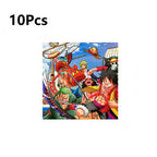 117 Pcs One Piece Party Supplies-One Piece Party Banner Balloons Cake Topper Plates Etc One Piece Birthday Party Decorations