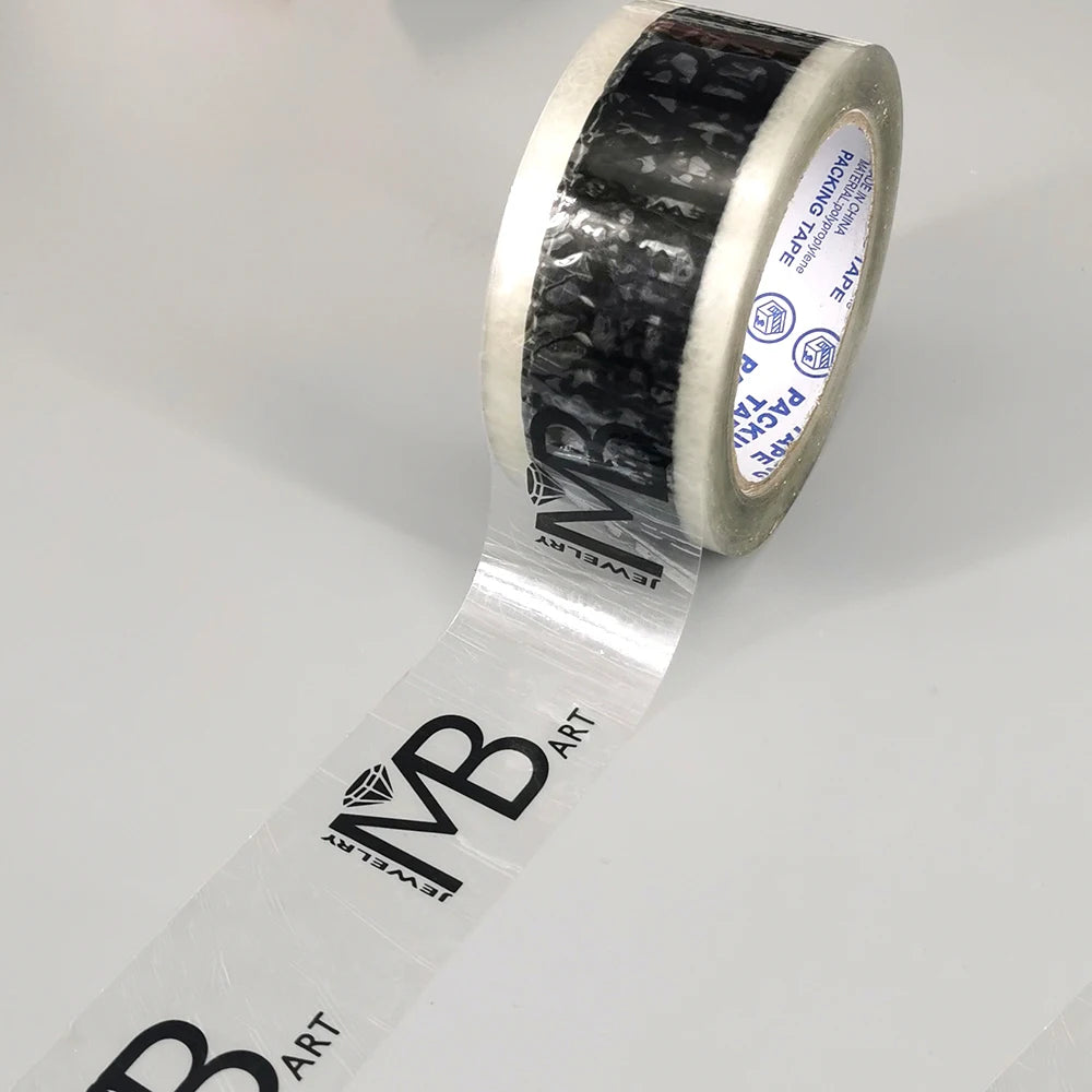 Custom Printing Transparent Adhesive Tape with Personal LOGO Brand Advertising Slogan for Carton Box Sealing Package Protection