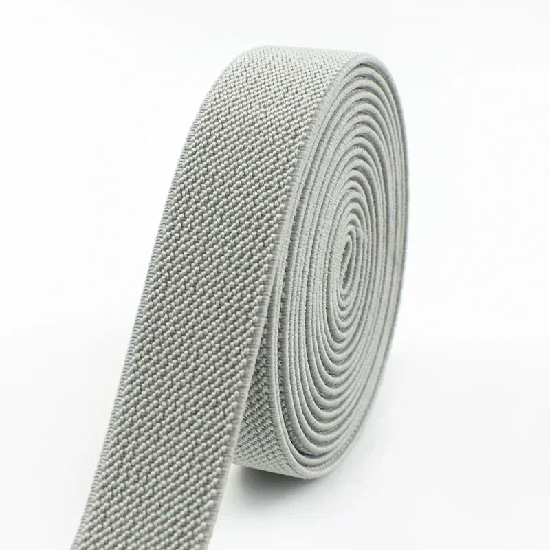 3/5M Meetee 20-50mm Elastic Bands for Trouser Waist Rubber Band Stretch Webbing Tape Belt DIY Underwear Clothes Sewing Accessory