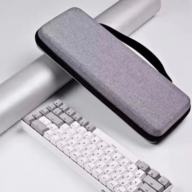 1pc EVA Protective Case for Keyboard, Waterproof Travel Storage Bag Fits 61 Key 87 Key 104 Key Full Size Mechanical