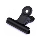 10-Pack Black Metal Paper Clip Office Stationery Small Book Fixing Clip Sketching Board Clip Household Supplies