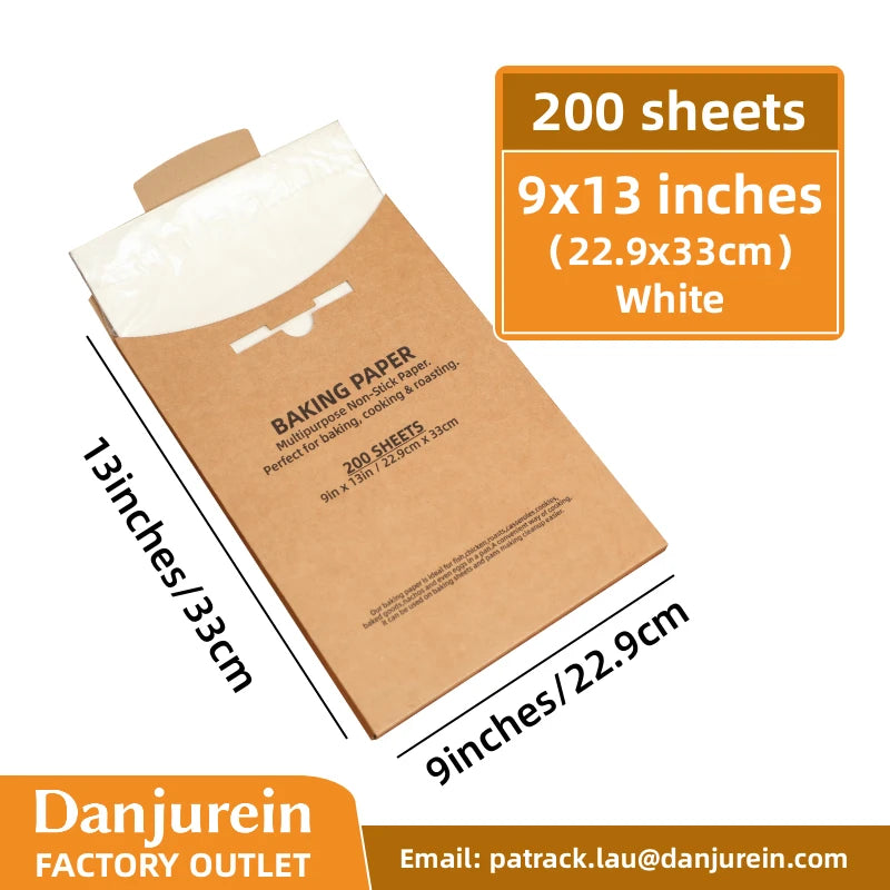 Parchment Paper Baking Paper 4"6"8"9"10"12" Precut Non-Stick Grilling Food Packaging Oven Air Fryer Steaming Bread Cake Cookie
