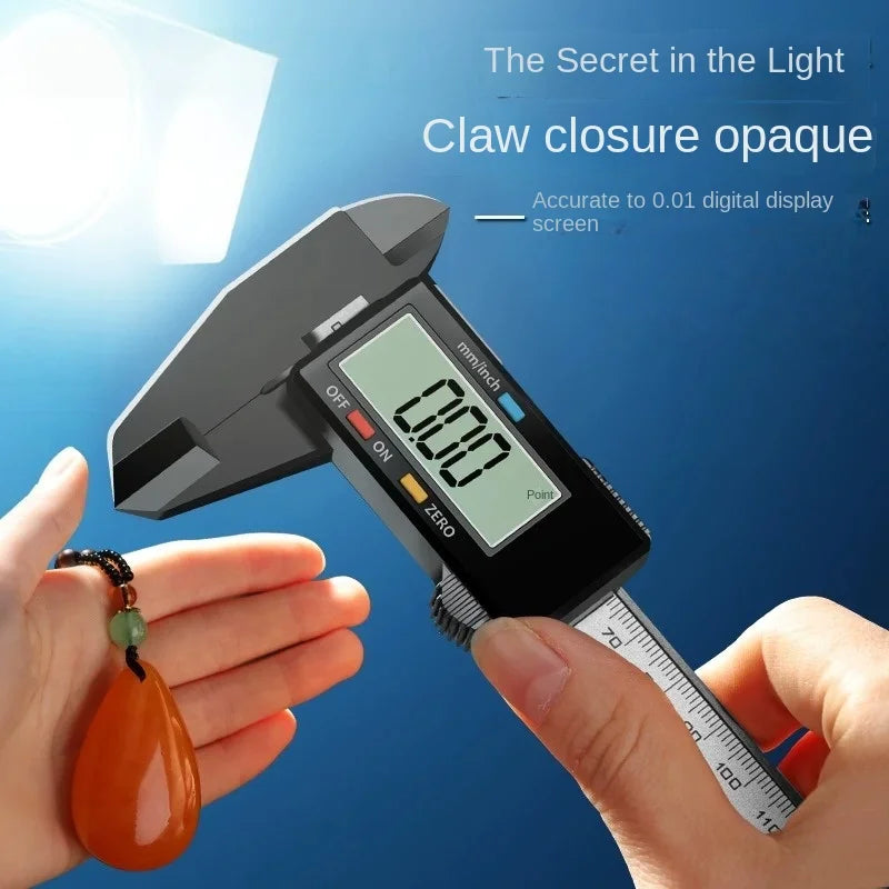 150mm 100mm Electronic Digital Caliper Carbon Fiber Dial Vernier Caliper Gauge Micrometer Measuring Tool Digital Ruler