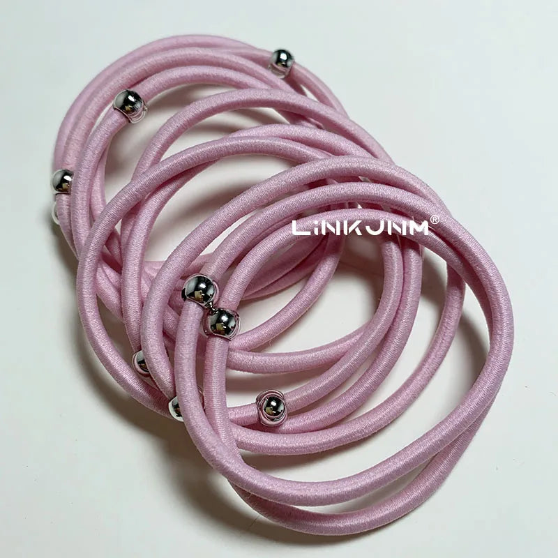 10PCS New Girls Elastic Hair Rubber Bands Kids Headbands Women Hair Tie Hair Gum Ponytail Hair Holders Hair Accessories