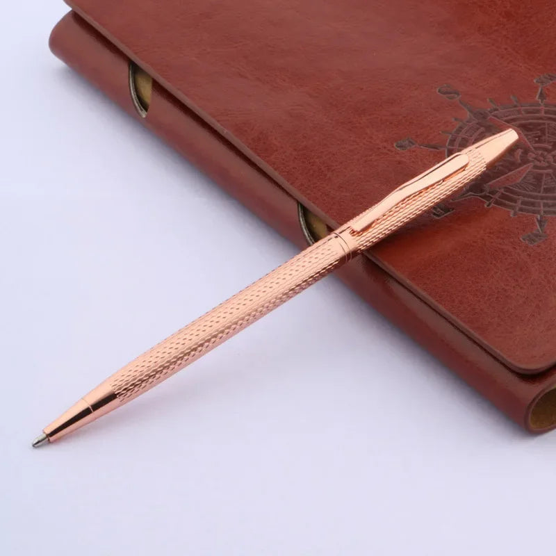 Luxury High Quality Twist Wave Pattern Drawing Ink METAL Ballpoint Pen Stationery Office School Supplies New