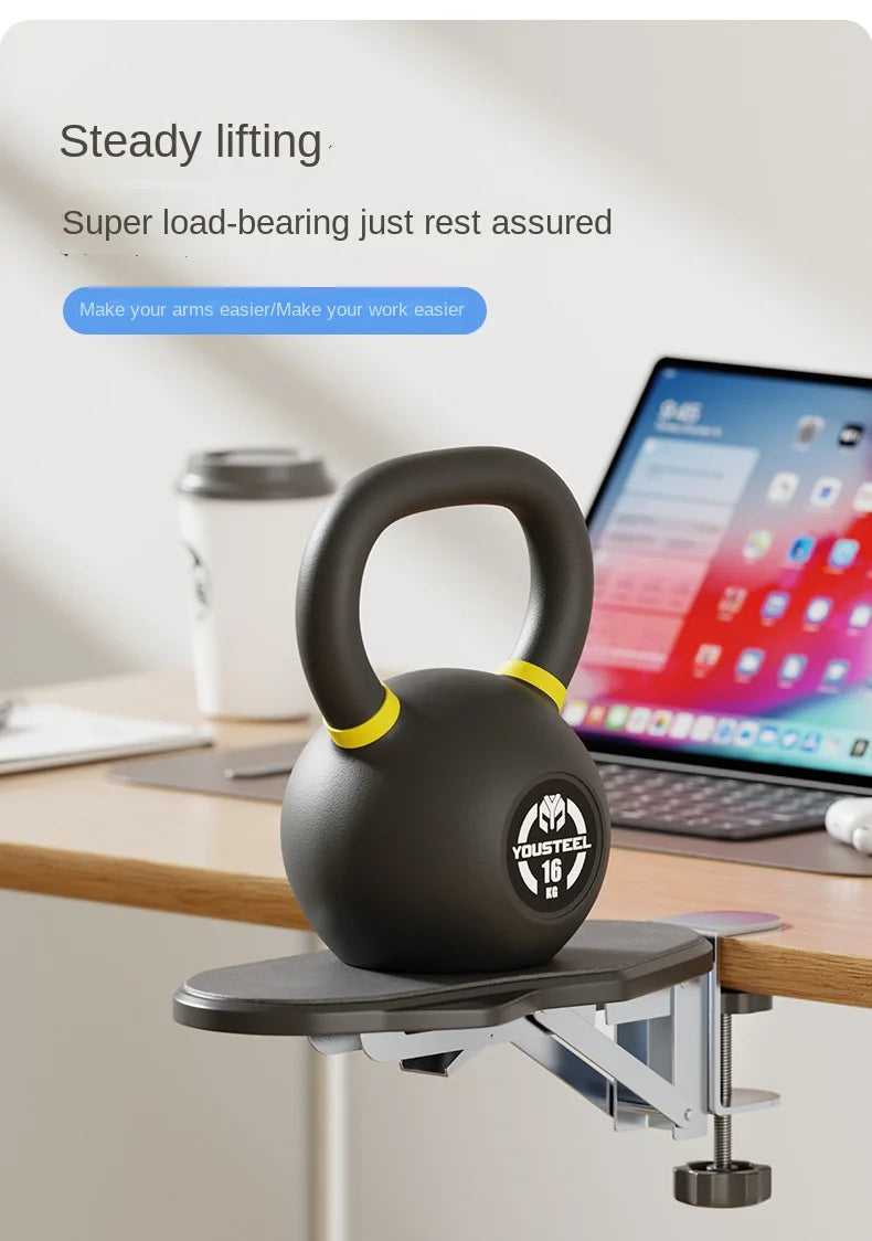 Foldable Ergonomic Computer Desk Arm Rest Pad Wrist Rest Support For Keyboard Armrest Extender Rotating Mouse Pad Holder Rack