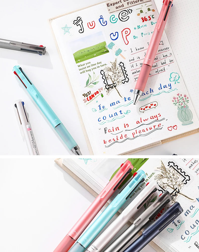 Japan Pilot Modular Pen Juice Up 3/4 Color 0.4mm Ultra-fine Gel Pens, Water-base Smooth Writing Versatile Stationery Aacsesories