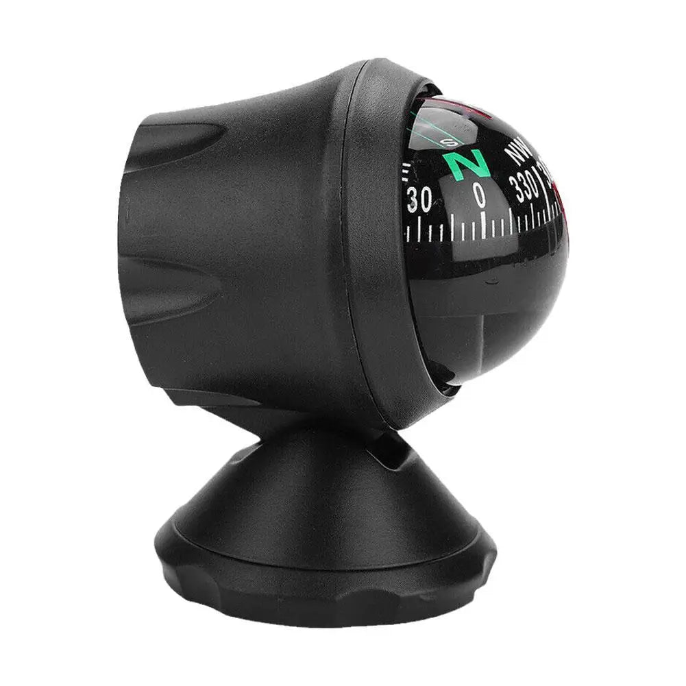 High Quality 360 Degree Rotation Waterproof Vehicle Navigation Ball Shaped Car Compass with Suction Cup