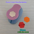 Hexagon Punch Paper Cutter Crafts Scrapbook Embossing Device Hole Punches Cortador De Papel