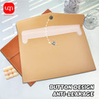 WQN-1PC PU Leather Document Bag A5, Wear-Resistant, Large Capacity, Waterproof, Suitable for Office and School Document Storage