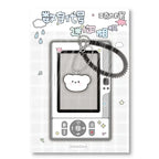 Kawaii 3 inch Acrylic Mobile Shape Kpop Photocard Holder Photo Card Holder Bag Pendant School Stationery