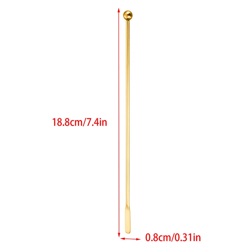 Stainless Steel Coffee Stir Stick Juice Rio Cocktail Drink Stirring Mixer Sticks Wedding Party Bar Muddler Champagne Stirrer