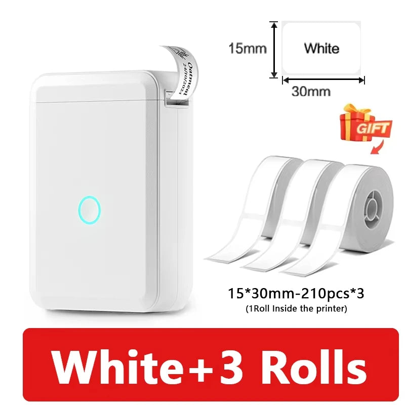 Niimbot D110 Wireless Mini Portable Printer Smart Label Printer Mobile Phone For Thermal Adhesive Sticker Labeling Maker Machine