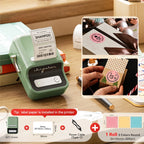 NiiMbot B21 Mini Thermal Printer Wireless Barcode Label Maker Bluetooth Portable Adhesive Label Printers for Office Commercial