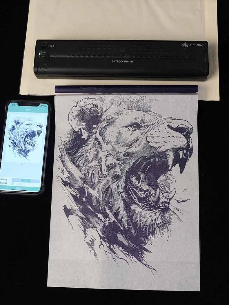 10/30/50/100Pcs Tattoo Transfer Pape A4 Size Stencil Paper Copy Paper Thermal Paper for Tattoo Transfer  Tattoo Supplies