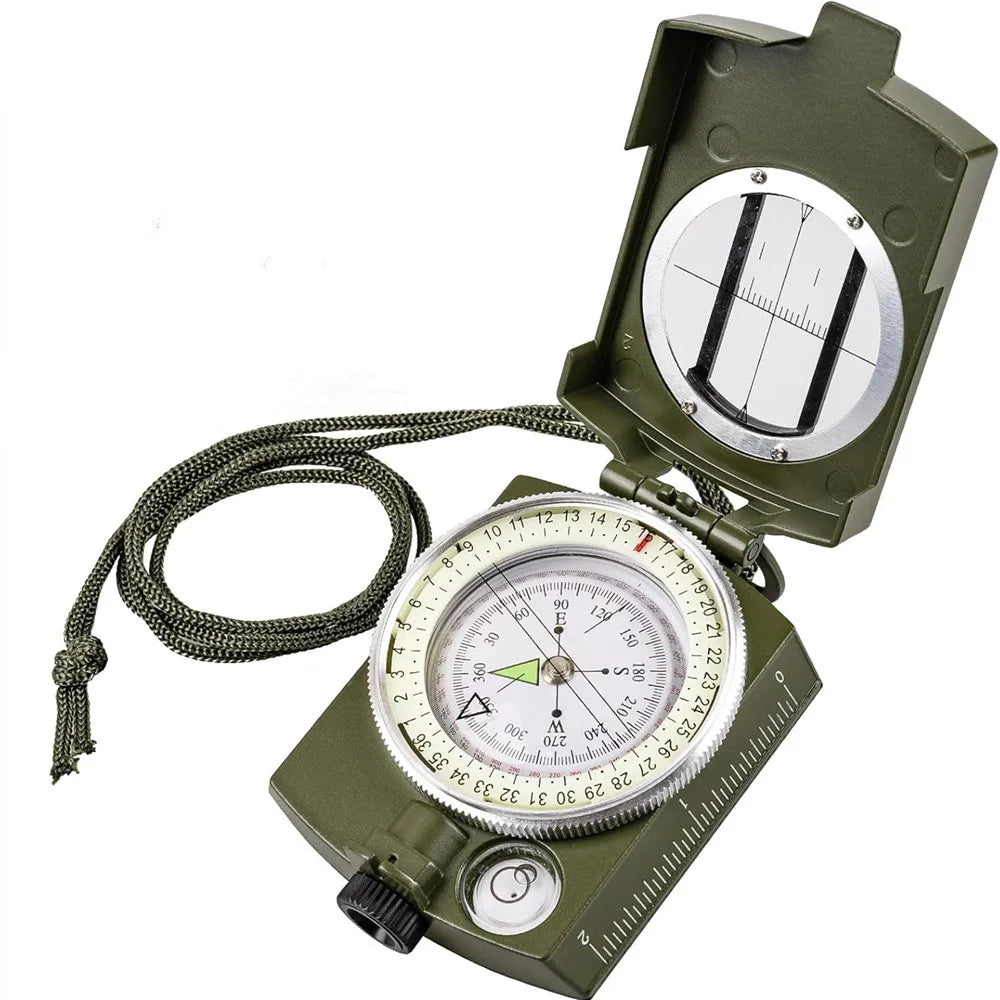 New Outdoor Compass Hiking Survival Compass with Clinometer,Waterproof Durable and Pocket-Sized Good for Camping Hunting Hiking