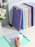 1pc A4 Writing Board File Box, 2-in-1 A4 Document and Photo Multifunctional Storage Box, Portable Organization Tool for Office