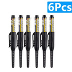 45mm Deep Hole Long Nib Head Markers Deep Drill Hole Long Nib Scriber Multifunction Mechanical Carpentry Colorful Marker Pen