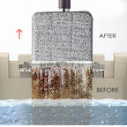 Replace Mop Head Microfiber Replacement Head Floor Cleaning Cloth Pads Flat Squeeze Hand Free Wringing Tools for Home, Kitchen