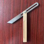 0-22/0-27cm Sliding Angle Ruler T Bevel Hardwood Handle Rotatable Engineer Ruler Plastic Handle Wooden Marking Gauge Protractor