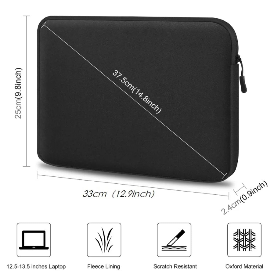 HAWEEL 11 13 15 16 inch Laptop Sleeve Case Notebook Case Tablet Sleeve Zipper Carrying Bag For Macbook Air Pro Pouch Skin Cover