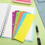 5Pcs Professional Notebook Dividers with Writeable Tabs Colorful Index Dividers for Binders Planners Diaries Hard Cover