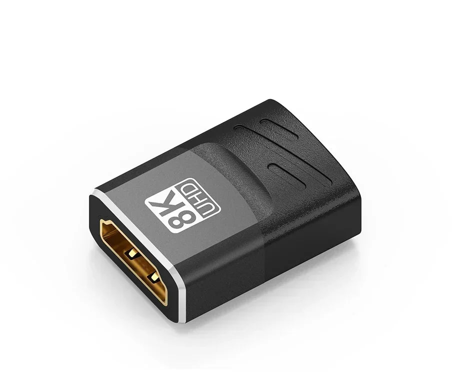 HDMI Extender 8K 60Hz 4K 120Hz Female to Female Connector HDMI 2.1 Cable Extension Converter HDMI-Compatible Adapter Coupler